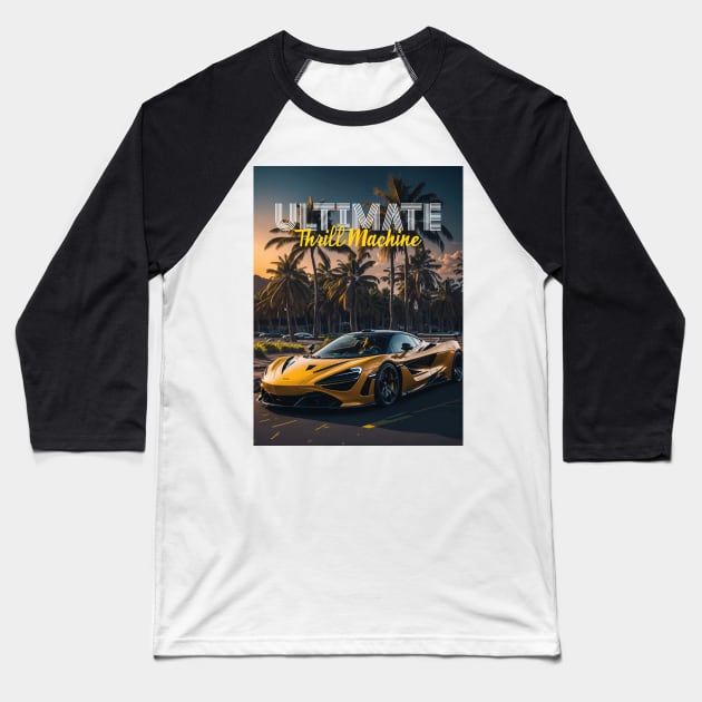 Ultimate Thrill Machine Baseball T-Shirt by By_Russso